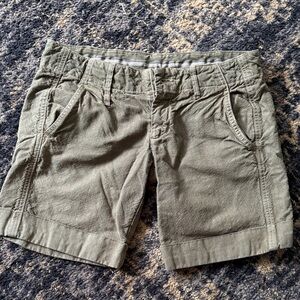 James Perse Olive Cargo Shorts